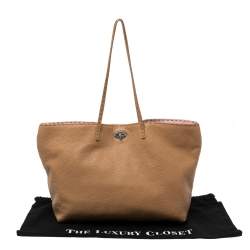 مملوكة مسبقًا Fendi Brown Leather Selleria Tote