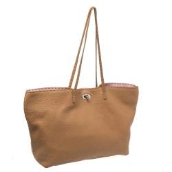 مملوكة مسبقًا Fendi Brown Leather Selleria Tote