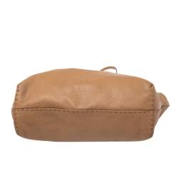 مملوكة مسبقًا Fendi Brown Leather Selleria Tote