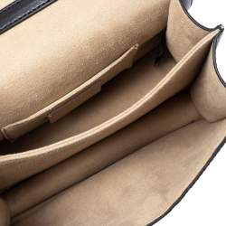 مملو كة مسبقًا حقيبة كتف فندي كان يو جلد زوكا بني-أسود صغيرة