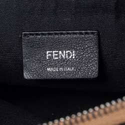 Pre Owned Fendi Brown/Black Leather Small By The Way Shoulder Bag