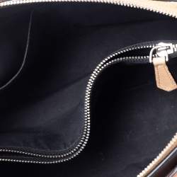 Pre Owned Fendi Brown/Black Leather Small By The Way Shoulder Bag