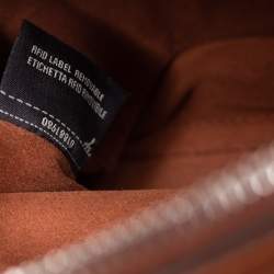 Pre Owned حقيبة فندي دوتكوم جلد بني فاتح كبيرة بيد علوية