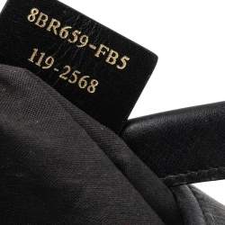 Pre Owned Fendi Black Zucchino Canvas Hobo