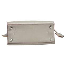 Pre Owned Fendi Beige Leather Petite 3Jours Tote