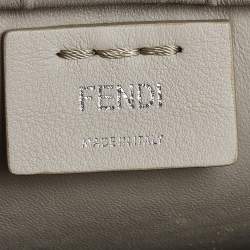 Pre Owned Fendi Beige Leather Petite 3Jours Tote