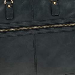 Fendi Black Iridescent Leather Chain Tote