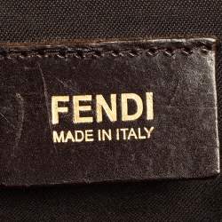 Pre Owned Fendi Brown Zucca Coated Canvas Big Mama Forever Shoulder Bag