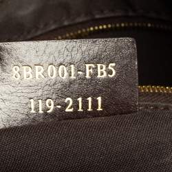 Pre Owned Fendi Brown Zucca Coated Canvas Big Mama Forever Shoulder Bag