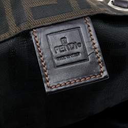 Pre Owned Fendi Tobacco Zucca Canvas Tote