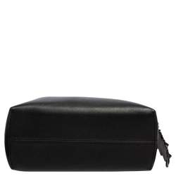 Pre Owned Fendi Black Leather Small By The Way Boston Bag