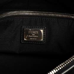 Pre Owned Fendi Black Leather Small By The Way Boston Bag