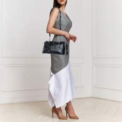 Pre Owned Fendi Black Leather Small By The Way Boston Bag