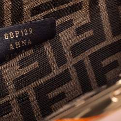 Pre Owned Fendi Light Pink Shearing Small First Shoulder Bag