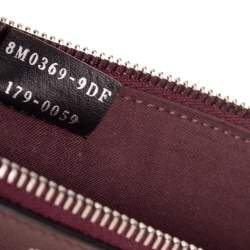 مملوكة مسبقًا Fendi Burgundy Leather Multicolor Studded Crossbody Bag