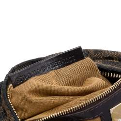 Pre Owned Fendi Tobacco Zucca Canvas and Leather Chef Shoulder Bag