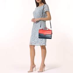 Pre Owned حقيبة فندي ديمي جور جلد متعدد الألوان بيد علوية