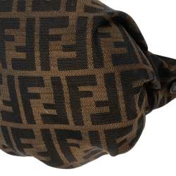 Pre Owned Fendi Tobacco Zucca Canvas Mini Chef Bag