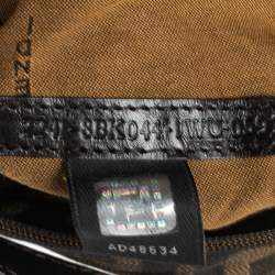 Pre Owned Fendi Tobacco Zucca Canvas Mini Chef Bag