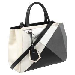 Pre Owned Fendi Multicolor Leather Medium 2Jours Tote
