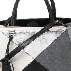 Pre Owned Fendi Multicolor Leather Medium 2Jours Tote