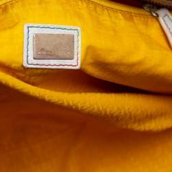 Pre Owned Fendi Multicolor Zucca Coated Canvas Large Roll Tote