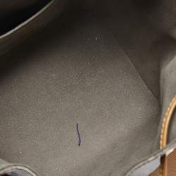 Pre Owned Fendi Brown Zucca Coated Canvas and Leather Mon Tresor Drawstring Bucket Bag