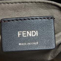 Pre Owned Fendi Brown Zucca Coated Canvas and Leather Mon Tresor Drawstring Bucket Bag