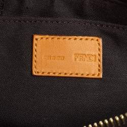 Fendi Tobacco/Mustard Zucca Canvas Mini Chain Pochette 