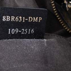 Pre Owned Fendi Black Zucca Canvas Mia Hobo