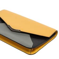 Pre Owned Fendi Multicolor Leather 2Jours Envelope Clutch