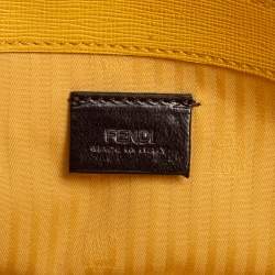Pre Owned Fendi Multicolor Leather 2Jours Envelope Clutch