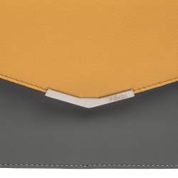 Pre Owned Fendi Multicolor Leather 2Jours Envelope Clutch