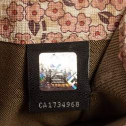 مملوكة مسبقًا Fendi Cream Zucchino Coated Canvas FF Flap Compact Wallet