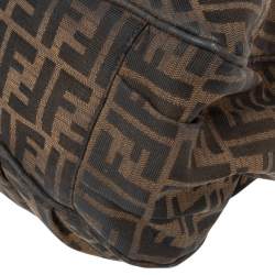 Pre Owned Fendi Tobacco Zucca Canvas Mia Shoulder Bag