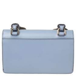 Fendi Lavender Leather Flat Baguette Shoulder Bag