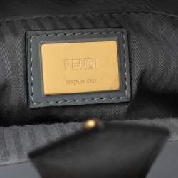 Pre Owned Fendi Grey Leather Medium 2Jours Tote