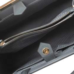 Pre Owned Fendi Grey Leather Medium 2Jours Tote