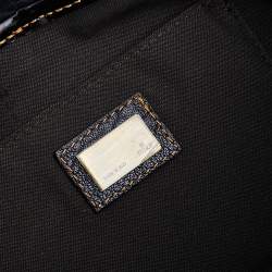 Pre Owned Fendi Dark Blue Patent and Leather B Bis Shoulder Bag