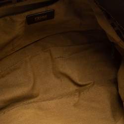 Pre Owned Fendi Tobacco Zucca Canvas and Leather Chef Shopper Tote