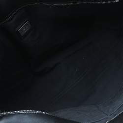 Pre Owned Fendi Black Leather Monster Roll Tote