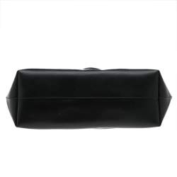 Pre Owned Fendi Black Leather Monster Roll Tote