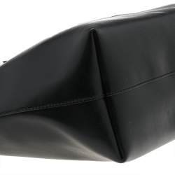 Pre Owned Fendi Black Leather Monster Roll Tote