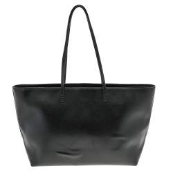 Pre Owned Fendi Black Leather Monster Roll Tote
