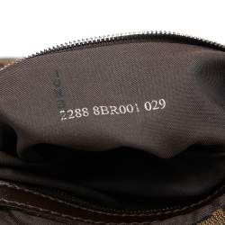 Pre Owned Fendi Brown Tobacco Zucca Mama Baguette