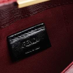 Pre Owned محفظة بسلسلة فندي مونستر أيس جلد متعدد الألوان