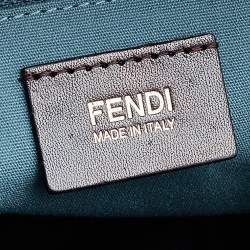 Pre Owned حقيبة يد توتس فندي سبالماتي رول شوبر كانفاس مقوي زوكا مخرم توباكو/ازرق زوكا