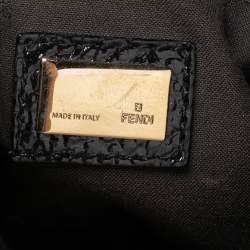 Fendi Multicolor Wool and Sequin Small Forever Bauletto Boston Bag