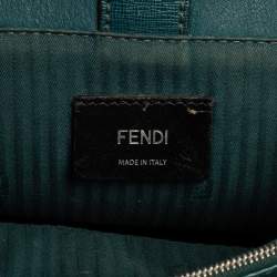 Fendi Green Leather Mini 2Jours Tote 