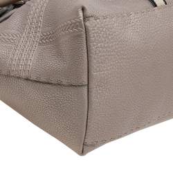 Pre Owned Fendi Grey Selleria Villa Borghese Tote